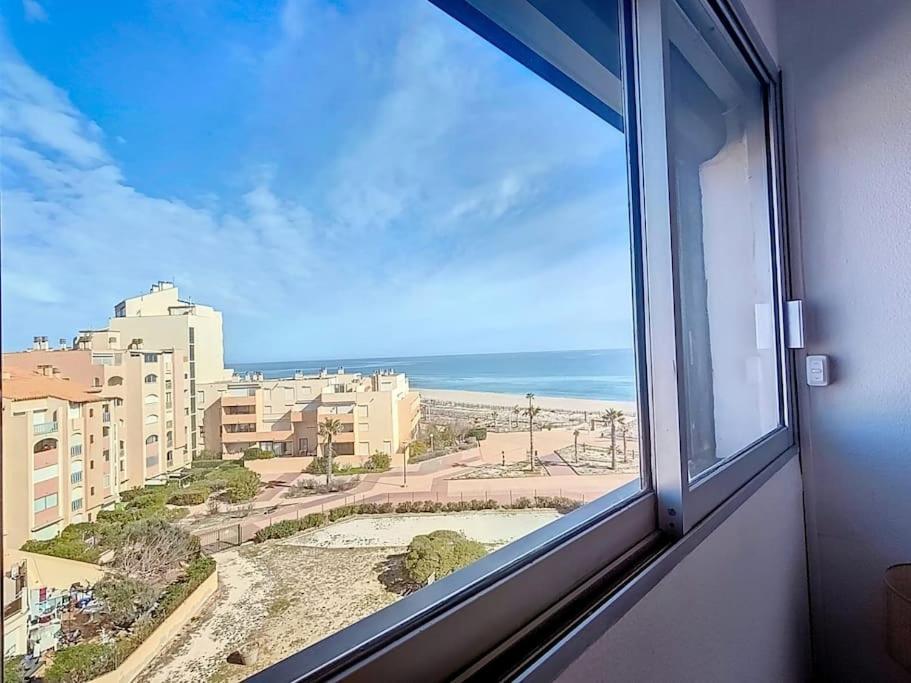 T2 Vue Mer Acces Direct Plage Le Barcarès Esterno foto